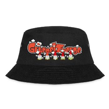 Die Grummelzwerge - Bucket Hat - Schwarz - Vorne - Lela (165cm)
