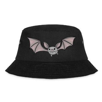 Fledermaus - Bucket Hat - Schwarz - Vorne - Lela (165cm)