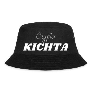 "Crypto KICHTA" T-SHIRT - Bucket Hat - black - Front - Lela (165cm)