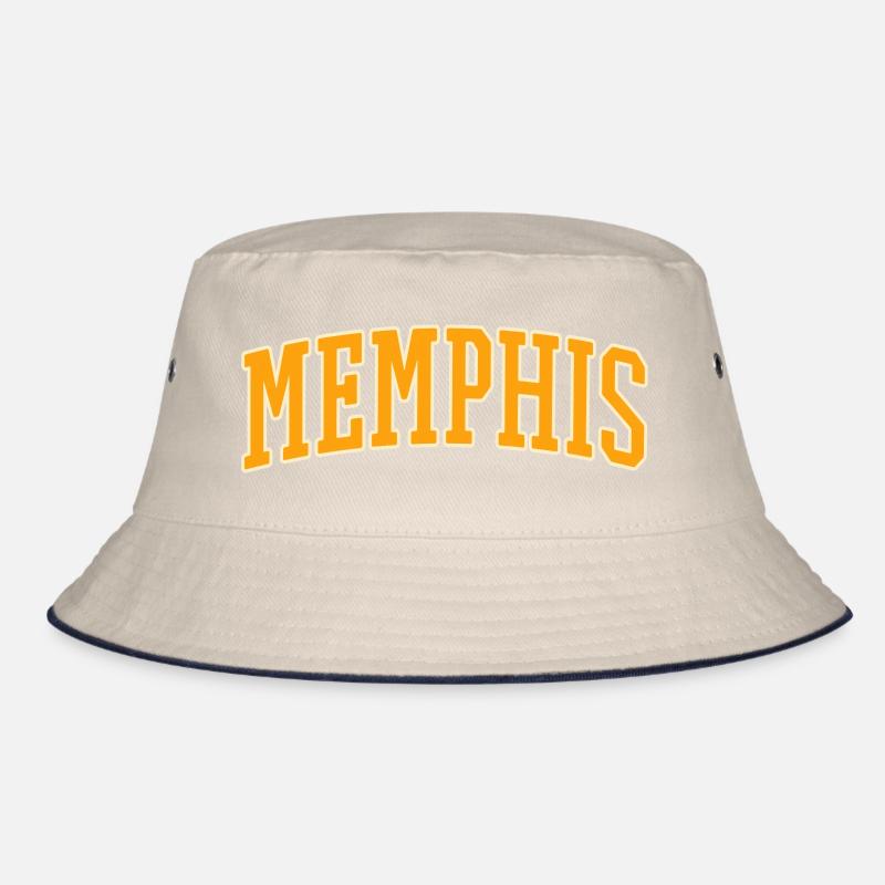 Memphis Varsity Orange Bucket Hat