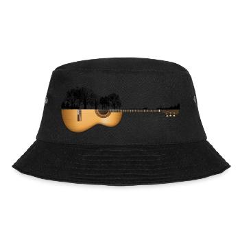 natürliche gitarre - Bucket Hat - Schwarz - Vorne - Lela (165cm)