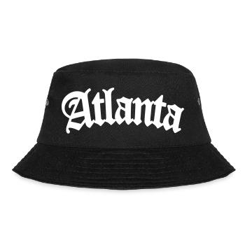 atlanta - Bucket Hat - Schwarz - Vorne - Lela (165cm)