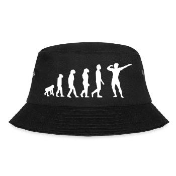 Bodybuilding Evolution - Bucket Hat - Schwarz - Vorne - Lela (165cm)