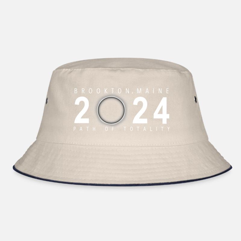 Solar Eclipse Brookton Maine April 8 2024 Bucket Hat