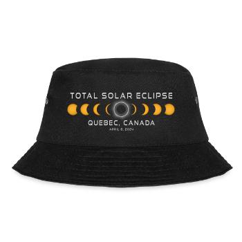 Québec Canada Eclipse Solaire 2024 8 avril Souvenir - Bob - noir - Devant - Lela (165cm)