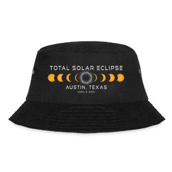 Austin Texas Solar Eclipse 2024 8 avril Souvenir - Bob - noir - Devant - Lela (165cm)