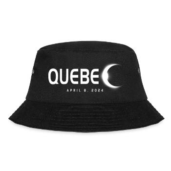 Quebec Canada Eclipse Souvenir April 8th 2024 - Bucket Hat - black - Front - Lela (165cm)
