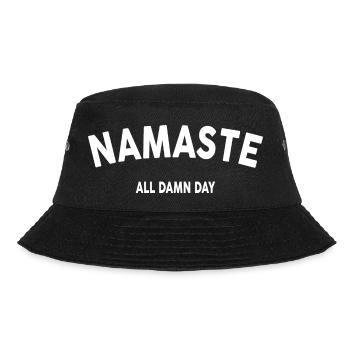 Yoga Gift for Yogis Meditation Gift Idea Om - Bucket Hat - black - Front - Lela (165cm)