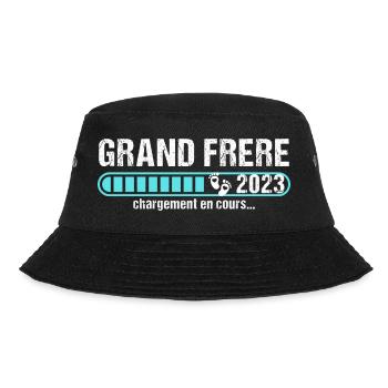 Grand frère 2023 annonce naissance bébé - Bob - noir - Devant - Lela (165cm)