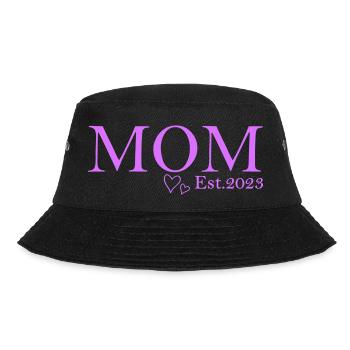 mom est 2023 - Bucket Hat - Schwarz - Vorne - Lela (165cm)