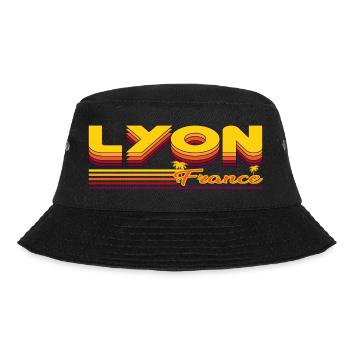 Lyon, summer holiday design - Bucket Hat - black - Front - Lela (165cm)