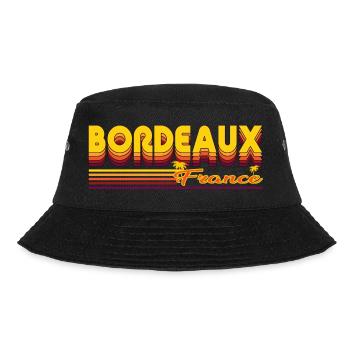 Bordeaux, summer holiday design - Bucket Hat - black - Front - Lela (165cm)