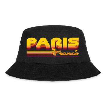 Paris, summery holiday design - Bucket Hat - black - Front - Lela (165cm)