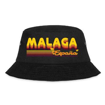 Malaga, summery design of the city in Spain - Bucket Hat - black - Front - Lela (165cm)