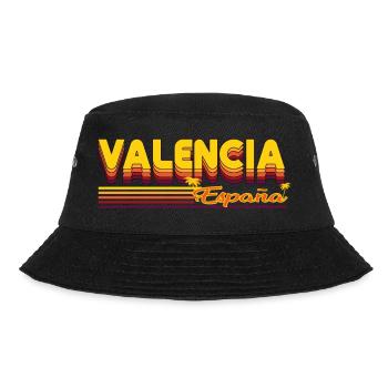 Valencia, summery design of the city in Spain - Bucket Hat - black - Front - Lela (165cm)
