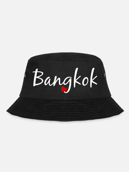 Bangkok - Bucket Hat - Schwarz
