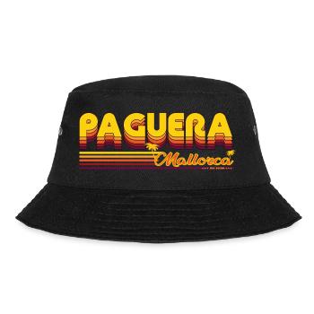 Paguera Summery Mallorca Holiday Design - Bucket Hat - black - Front - Lela (165cm)