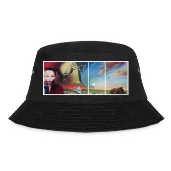 Surreal Painting / DECOE - Bucket Hat - black - Front - Lela (165cm)