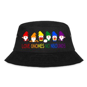 AMOUR LGBT Rainbow Gnomes LGBTQ Couple Escouade Gay - Bob - noir - Devant - Lela (165cm)