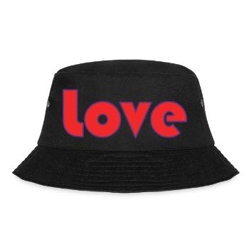 PAAR. ICH HABE GERADE GEHEIRATET. Junggesellinnenabschied. HEILIGER VALENTINSTAG. MARIES - Bucket Hat - Schwarz - Vorne - Lela (165cm)