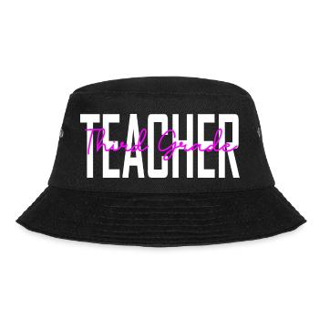 Funny Teacher Gifts For Teachers - Bucket Hat - black - Front - Lela (165cm)