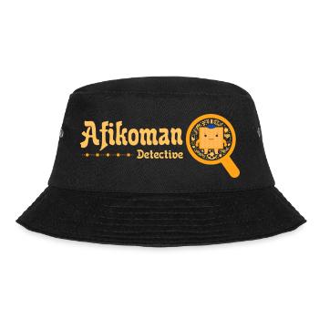 Afikoman Detektiv - Pessach Afikoman Suche - Bucket Hat - Schwarz - Vorne - Lela (165cm)