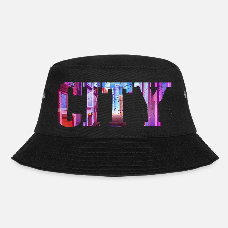 Downtown - Bucket Hat - black