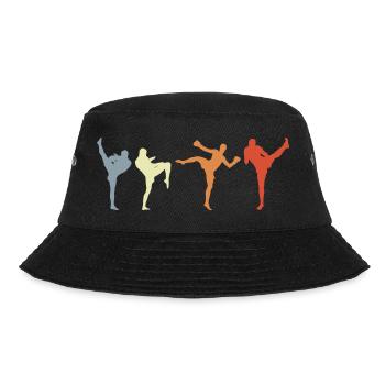 Vintage Kickboxer - Bucket Hat - black - Front - Lela (165cm)