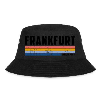 Vintage Frankfurt Germany Retro Design - Bob - noir - Devant - Lela (165cm)