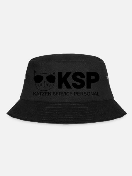 KSP Katzen Service Personal - Bucket Hat - Schwarz