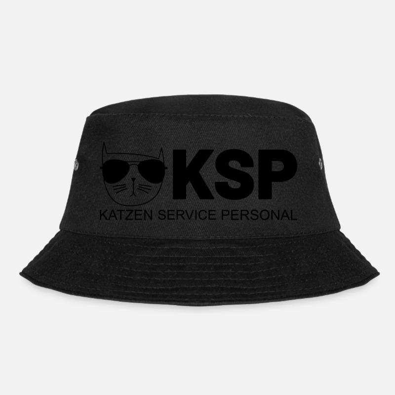 KSP Katzen Service Personal - Bucket Hat - Schwarz
