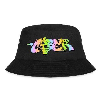 graffiti street art spray colors cool artist urban - Bucket Hat - black - Front - Lela (165cm)