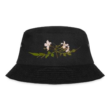 Jasmine Flower - Bucket Hat - black - Front - Lela (165cm)