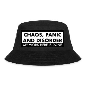 Chaos, Panic and Disorder My Work Here is Done - Bucket Hat - black - Front - Lela (165cm)