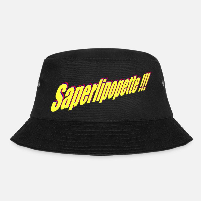 Saperlipopette - Bucket Hat - black