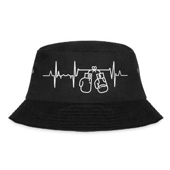 Boxing Heartbeat - Bucket Hat - black - Front - Lela (165cm)