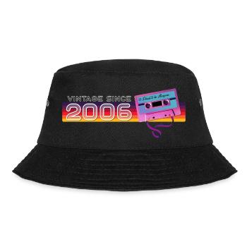 Klassische & nostalgische Musik Geburtstag - Vintage - Bucket Hat - Schwarz - Vorne - Lela (165cm)