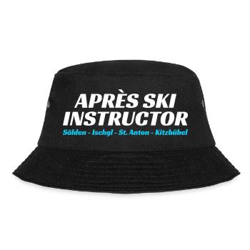 Après Ski Instruktor - Bucket Hat - Schwarz - Vorne - Lela (165cm)