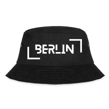Berlin - Bucket Hat - Schwarz - Vorne - Lela (165cm)