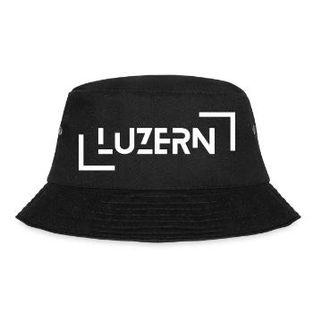 Luzern - Bucket Hat - Schwarz - Vorne - Lela (165cm)