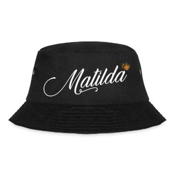 Matilda Name für Frauen Kinder Kleinkinder - Matilda - Bucket Hat - Schwarz - Vorne - Lela (165cm)