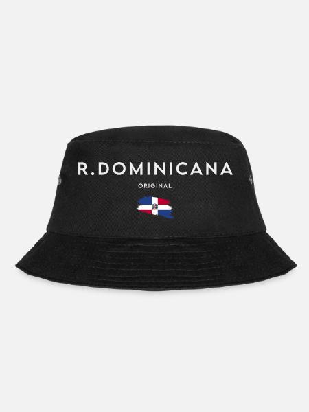 Drapeau de la République dominicaine - Bob - noir