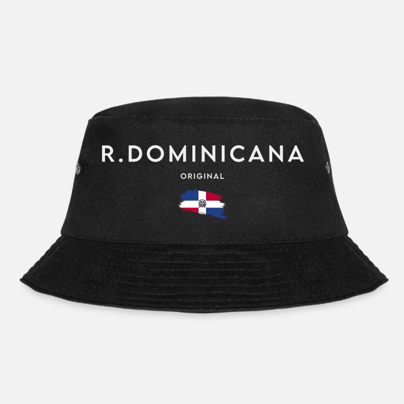 Drapeau de la République dominicaine - Bob - noir