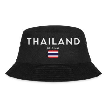 Flag of Thailand, Thai pride - Bucket Hat - black - Front - Lela (165cm)
