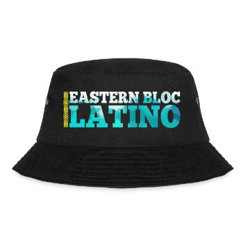 Ostblock Latino Kasache Kasachstan Geschenk - Bucket Hat - Schwarz - Vorne - Lela (165cm)