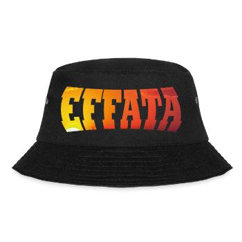 EFFATA - Bucket Hat - black - Front - Lela (165cm)
