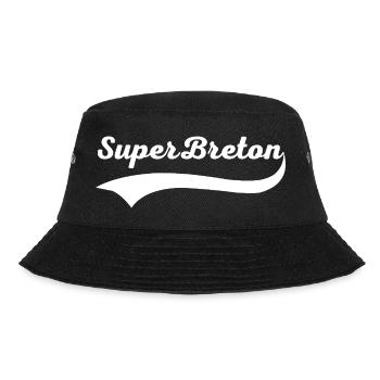 T Shirt Super Breton Brittany funny humor - Bucket Hat - black - Front - Lela (165cm)