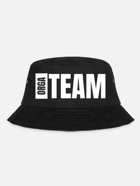 Orga - Team Member - Personal - Crew - Mitarbeiter - Bucket Hat - Schwarz
