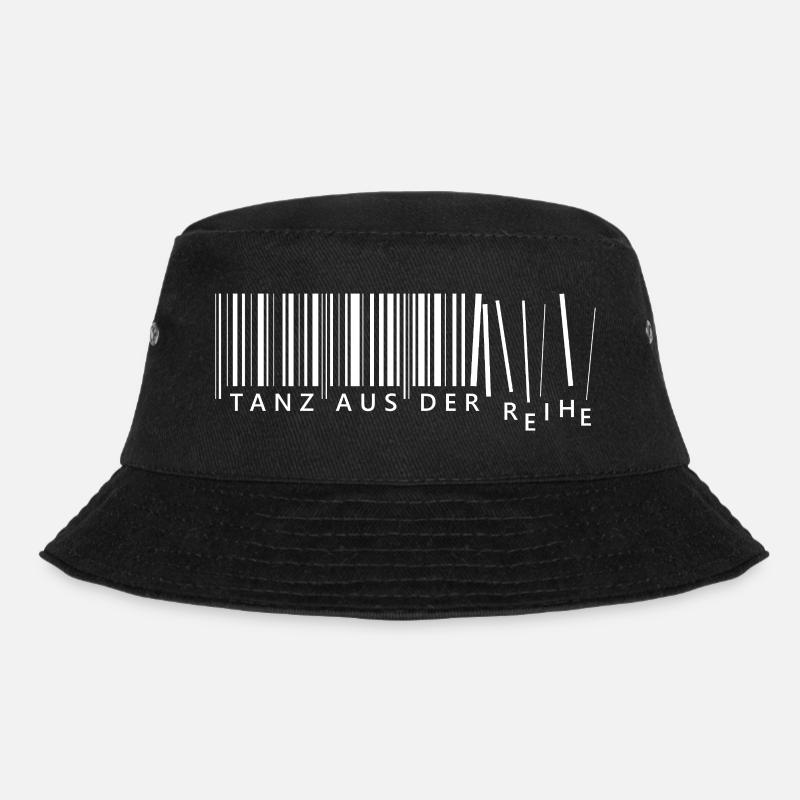 Tanz aus der Reihe Barcode - Bucket Hat - Schwarz