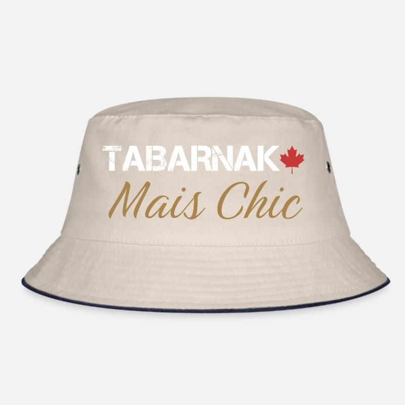Tabarnak Chic Elegant Nature Pattern Bucket Hat